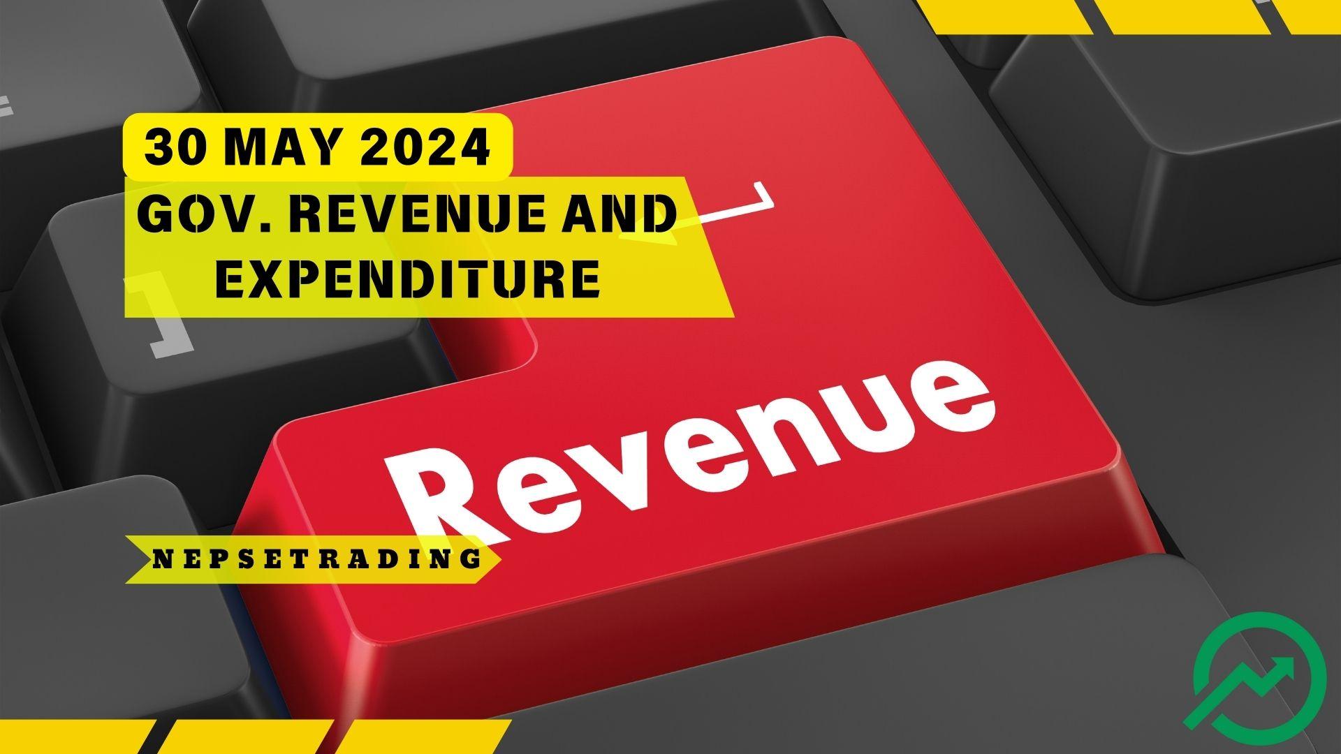 Analysis of Financial Data: Revenue and Expenditure as of May 30, 2024