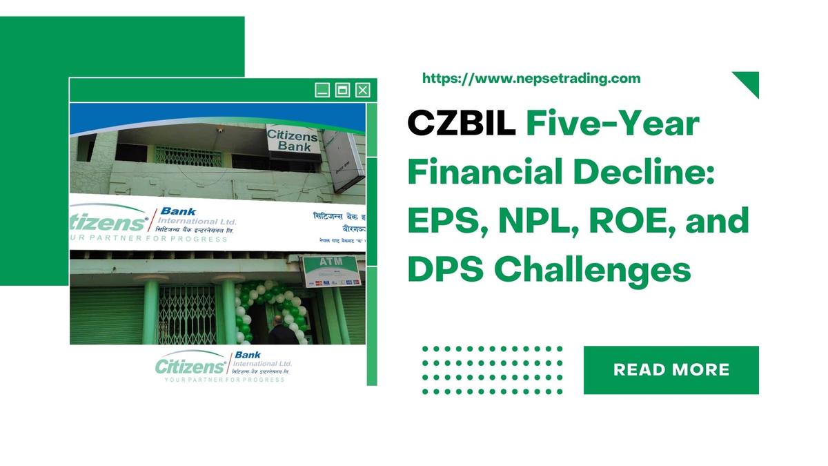 CZBIL's Five-Year Financial Decline: EPS, NPL, ROE, and DPS Challenges