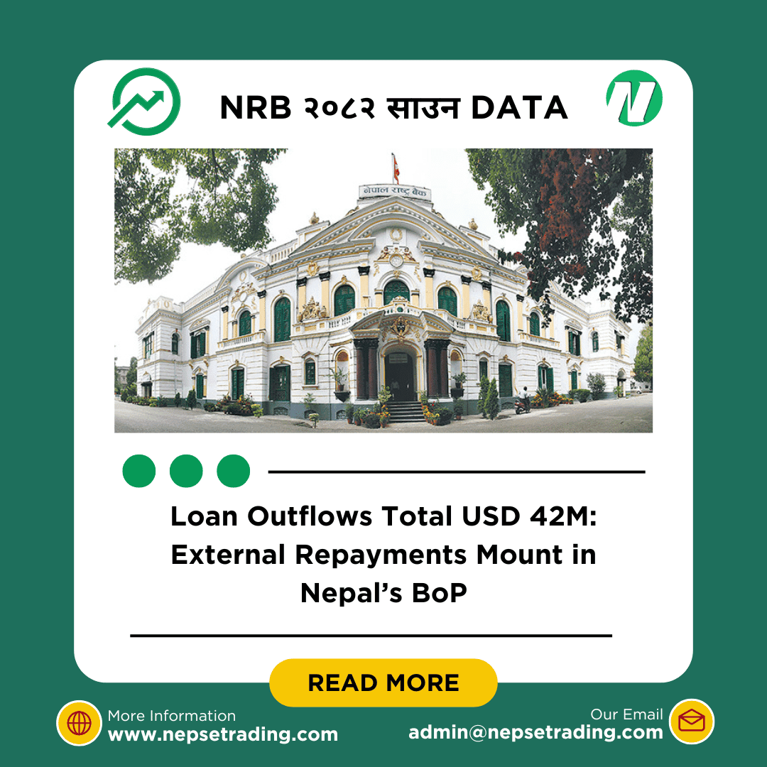 Loan Outflows Total USD 42M: External Repayments Mount in Nepal’s BoP