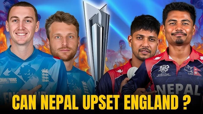 वानखेडेमा नेपाल र इंग्ल्याण्डको ऐतिहासिक भिडन्त, सुपर–८ यात्राको निर्णायक खेल