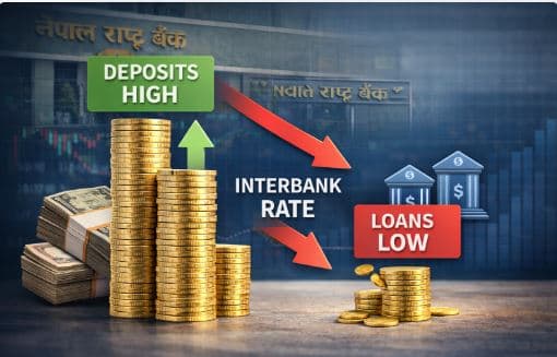नेपालमा कर्जा र निक्षेपको वृद्धि