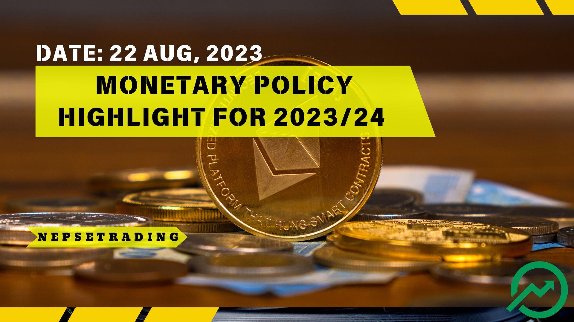 Monetary Policy Highlight for 2023/24 || Enhancing Economic Stability and Growth in Nepal