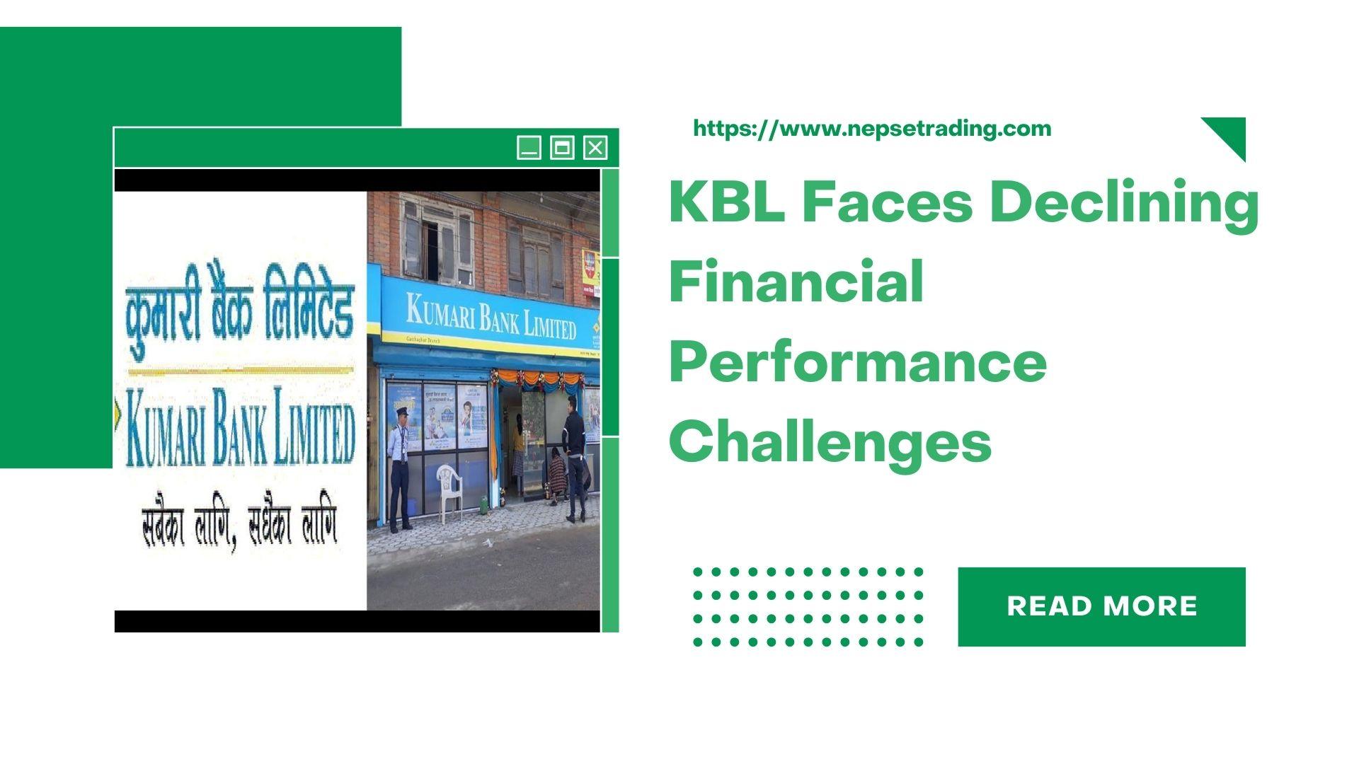 KBL Faces Declining Financial Performance Challenges 