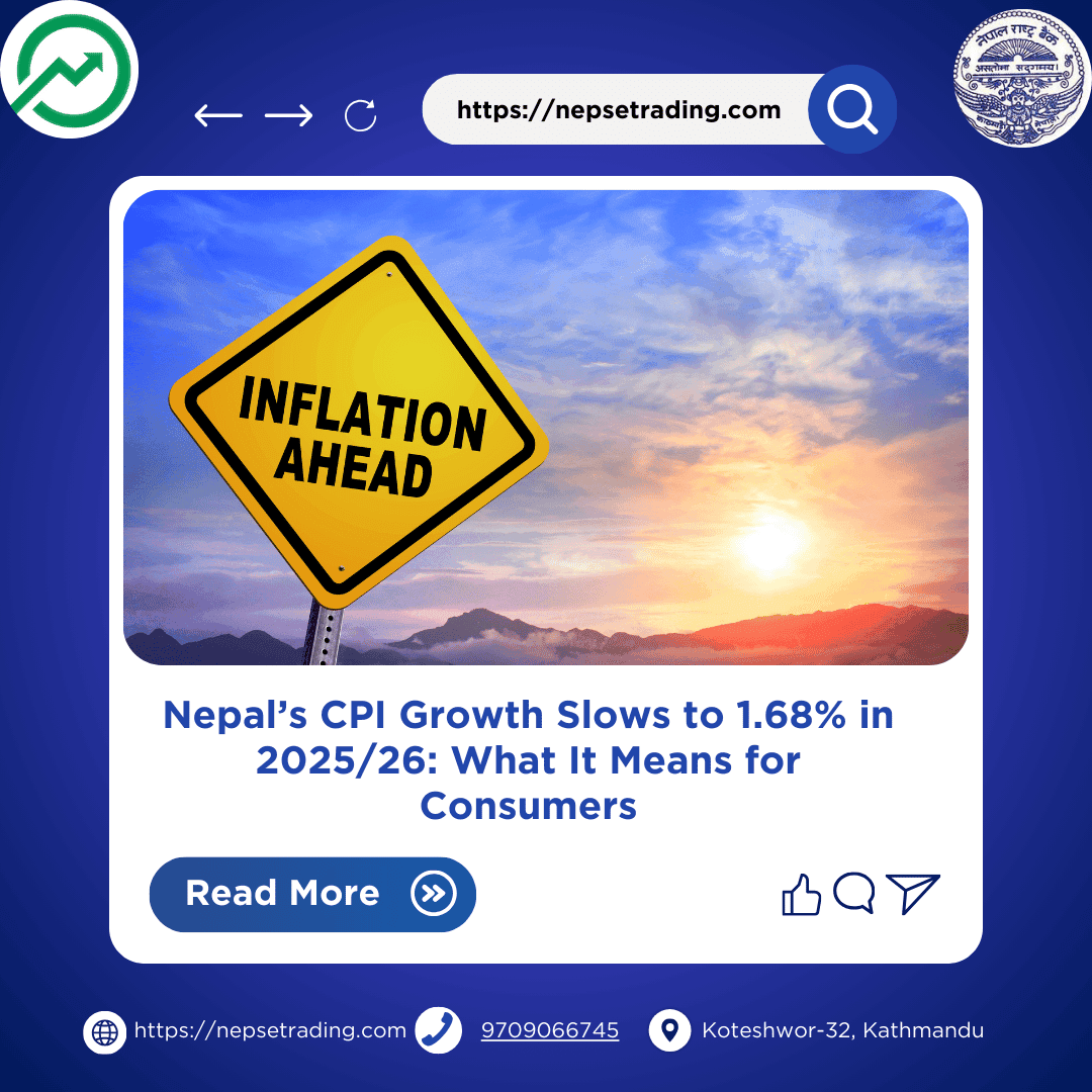 Nepal’s CPI Growth Slows to 1.68% in 2025/26: What It Means for Consumers