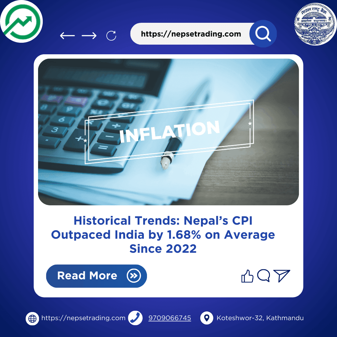 Historical Trends: Nepal’s CPI Outpaced India by 1.68% on Average Since 2022