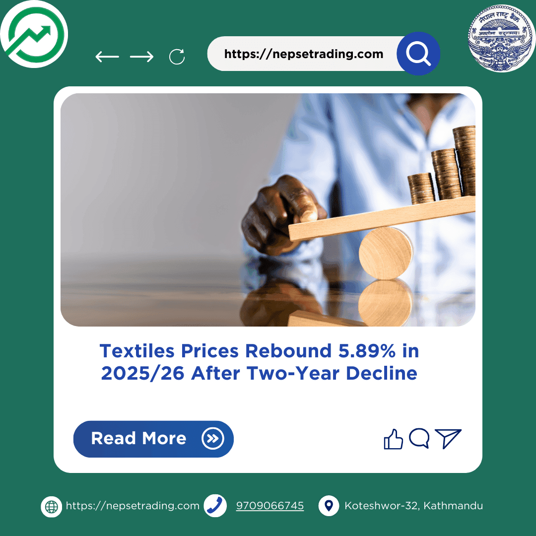Textiles Prices Rebound 5.89% in 2025/26 After Two-Year Decline