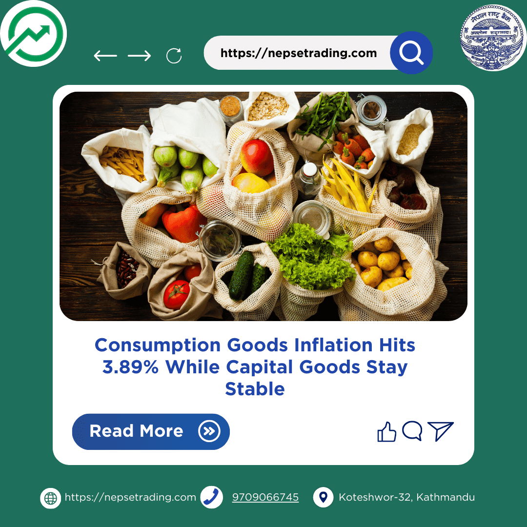 Consumption Goods Inflation Hits 3.89% While Capital Goods Stay Stable