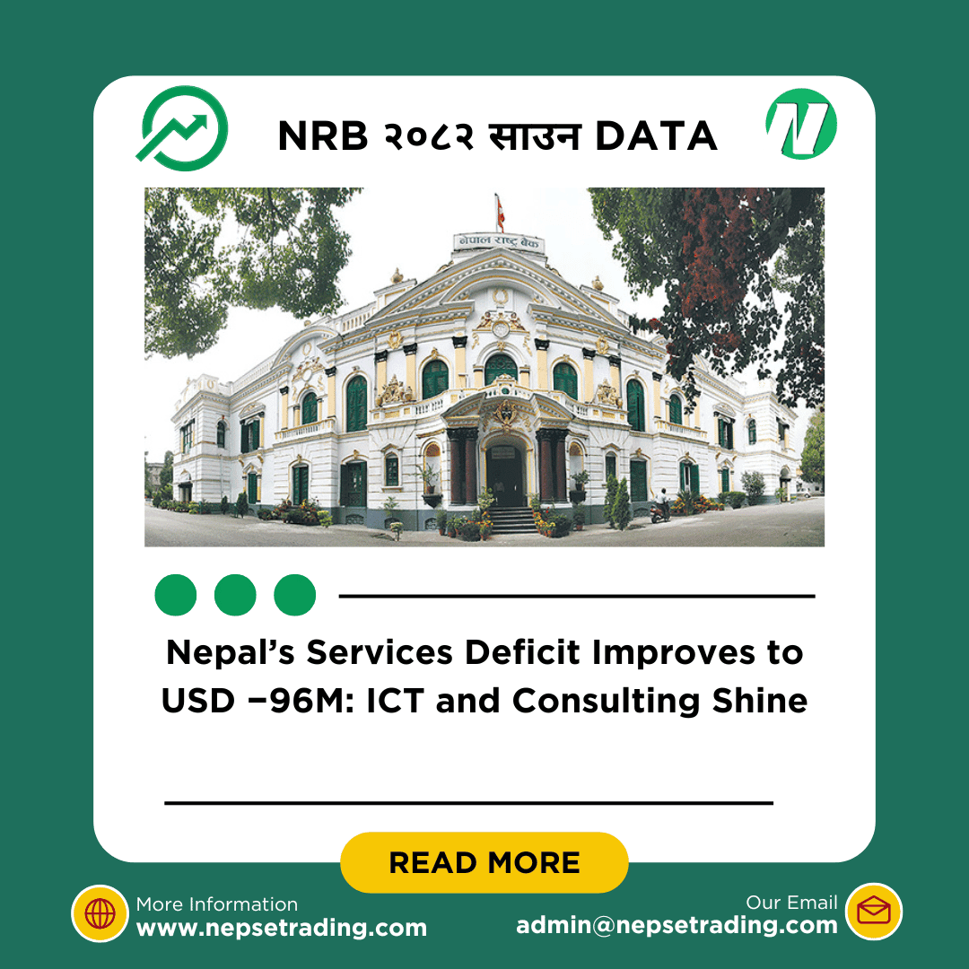 Nepal’s Services Deficit Improves to USD −96M: ICT and Consulting Shine