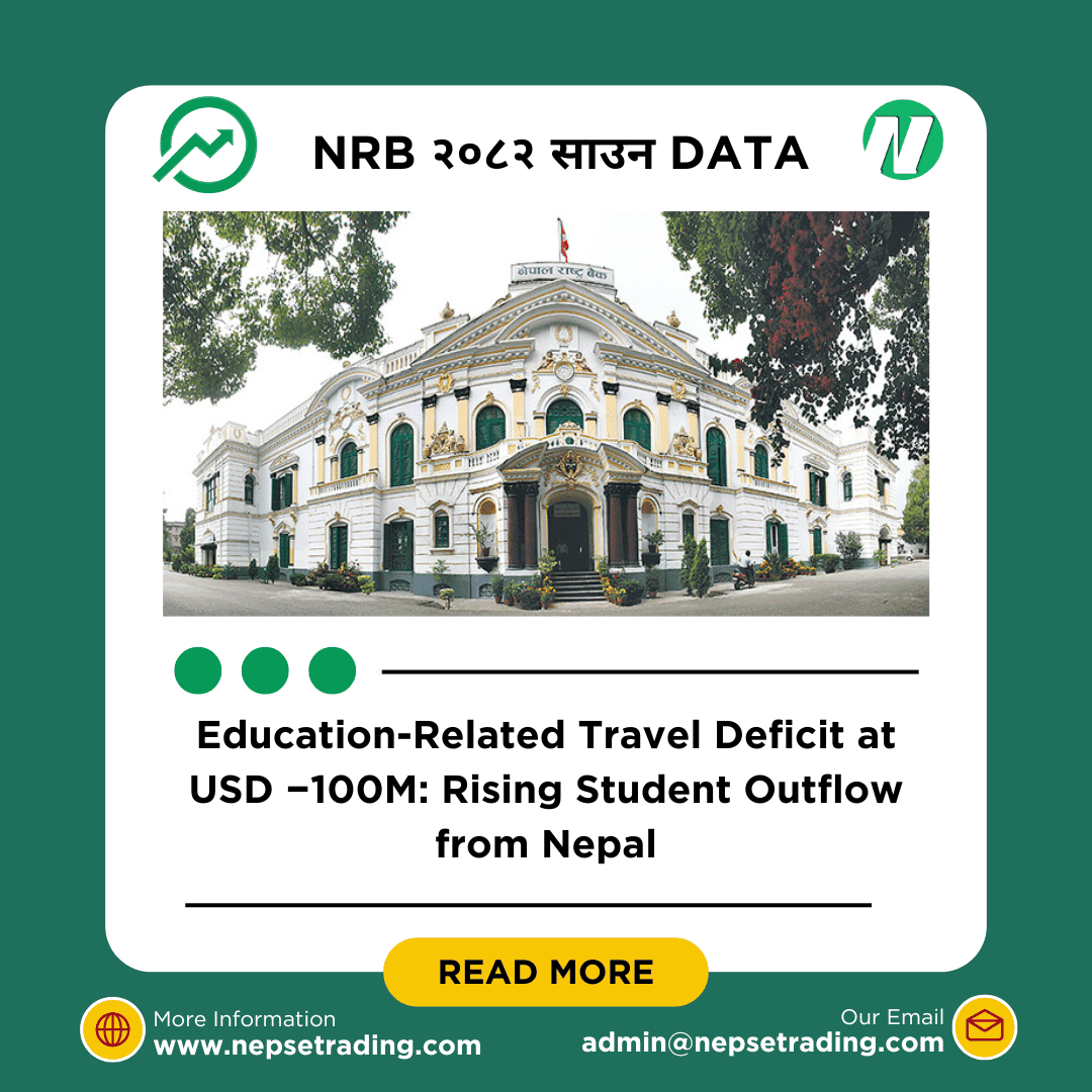 Education-Related Travel Deficit at USD −100M: Rising Student Outflow from Nepal