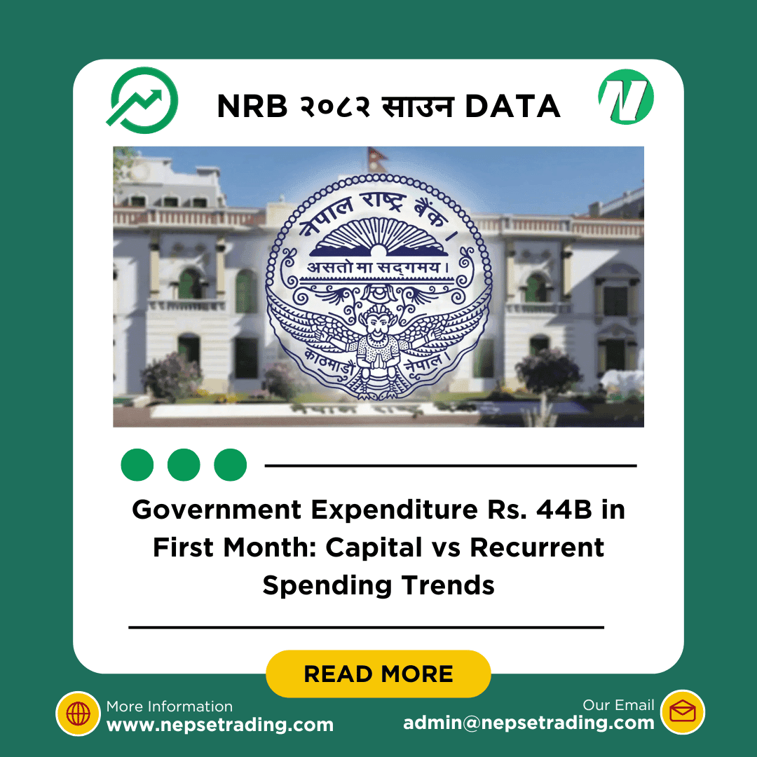Government Expenditure Rs. 44B in First Month: Capital vs Recurrent Spending Trends