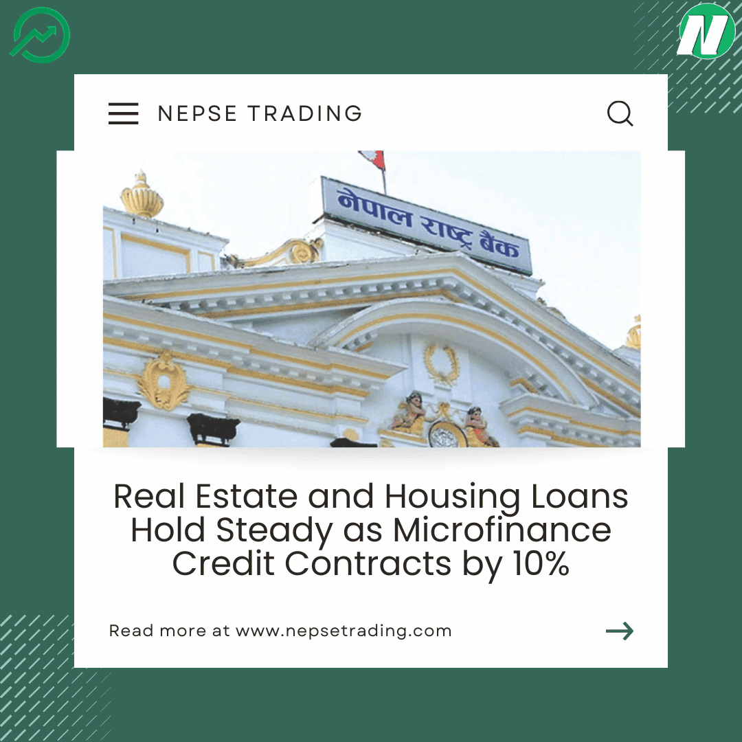 Real Estate and Housing Loans Hold Steady as Microfinance Credit Contracts by 10%