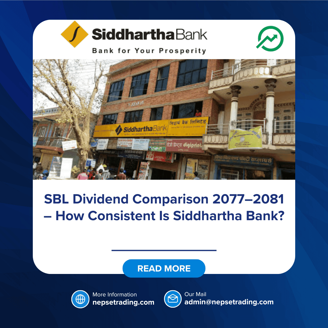 SBL Dividend Comparison 2077–2081 – How Consistent Is Siddhartha Bank?