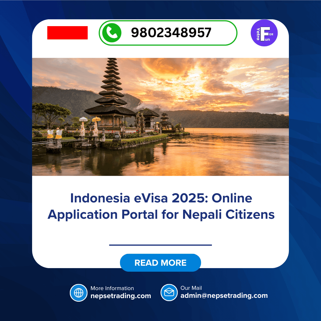 Indonesia eVisa 2025: Online Application Portal for Nepali Citizens