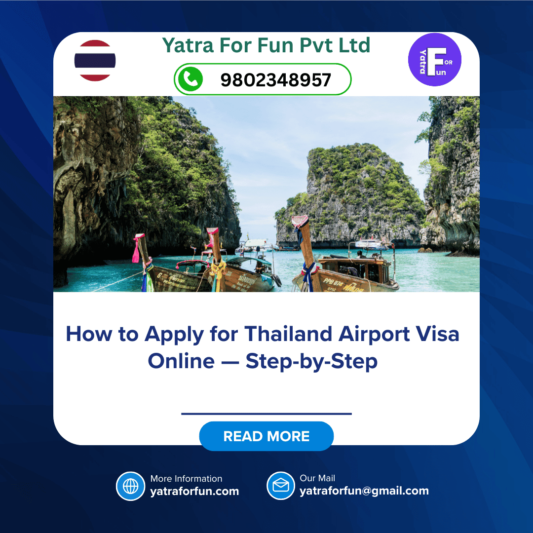 How to Apply for Thailand Airport Visa Online — Step-by-Step