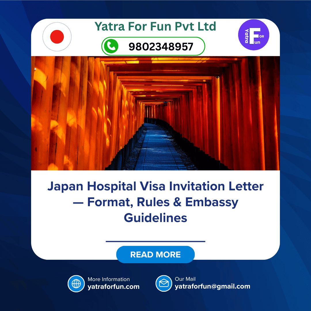 Japan Hospital Visa Invitation Letter — Format, Rules & Embassy Guidelines