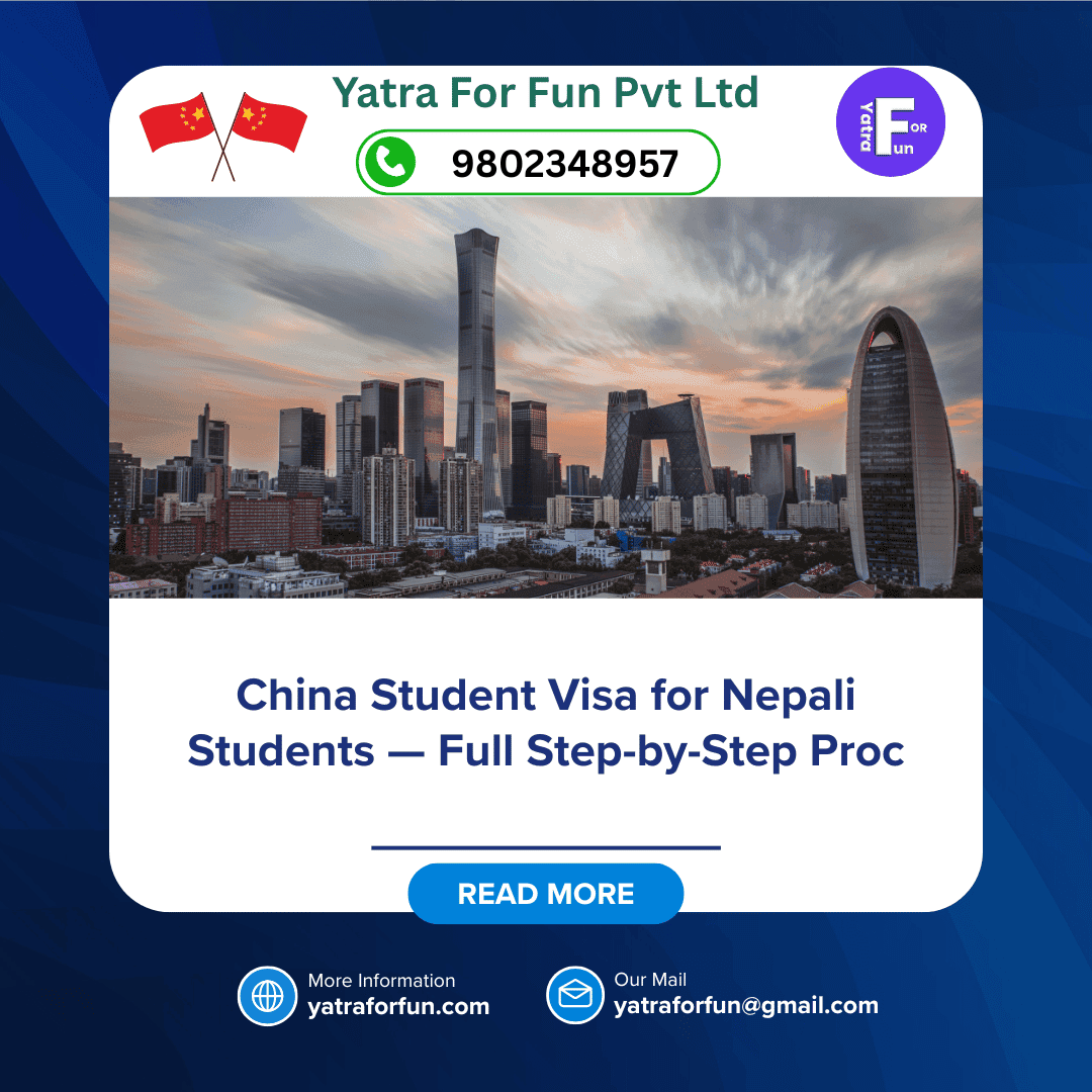 China Student Visa for Nepali Students — Full Step-by-Step Proc