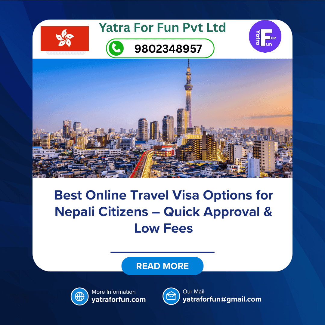 Best Online Travel Visa Options for Nepali Citizens – Quick Approval & Low Fees