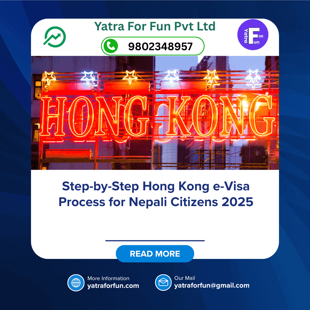 Step-by-Step Hong Kong e-Visa Process for Nepali Citizens 2025