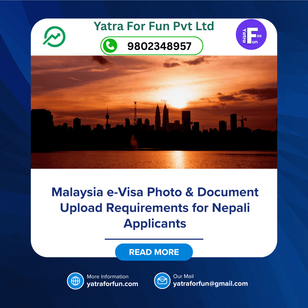 Malaysia e-Visa Photo & Document Upload Requirements for Nepali Applicants
