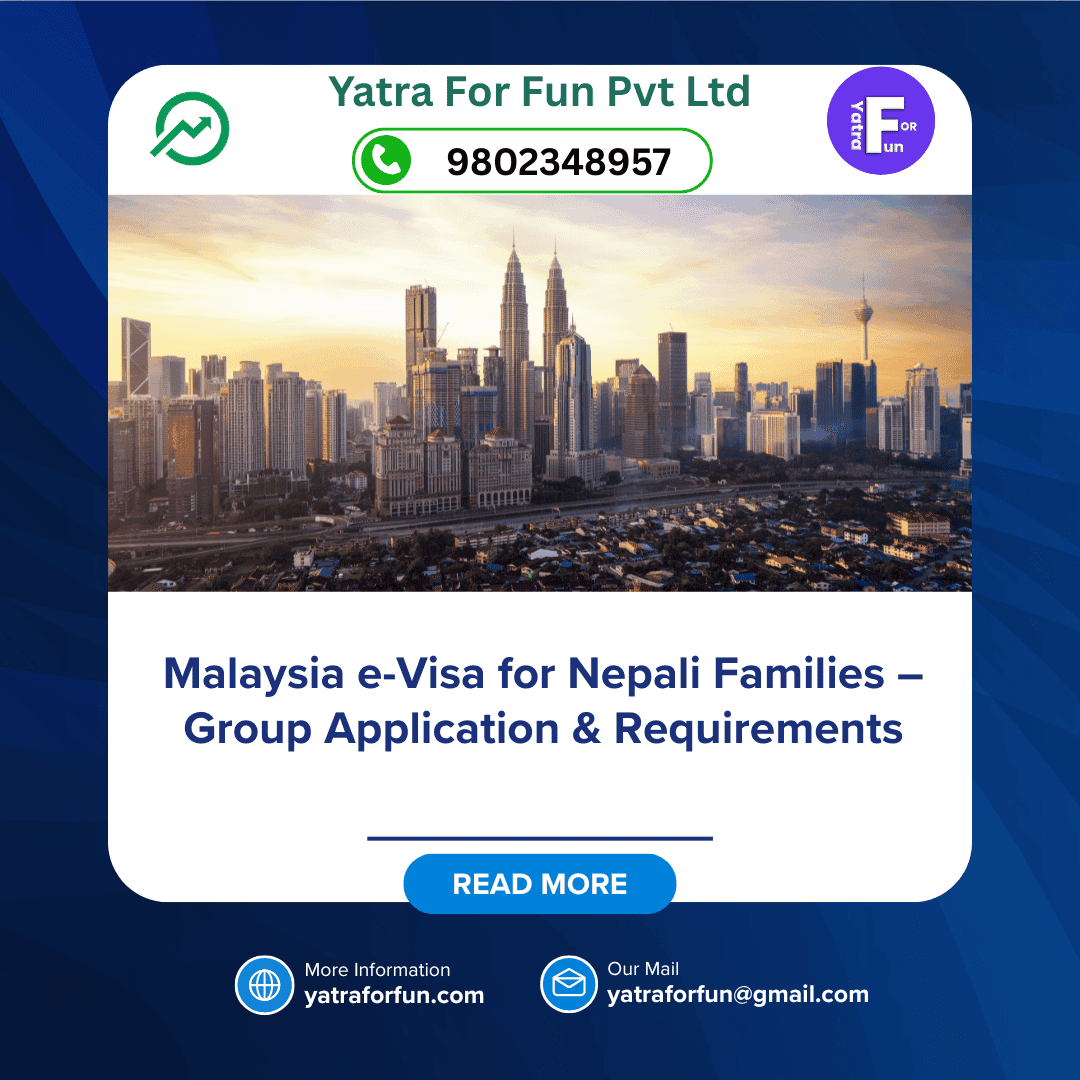 Malaysia e-Visa for Nepali Families – Group Application & Requirements