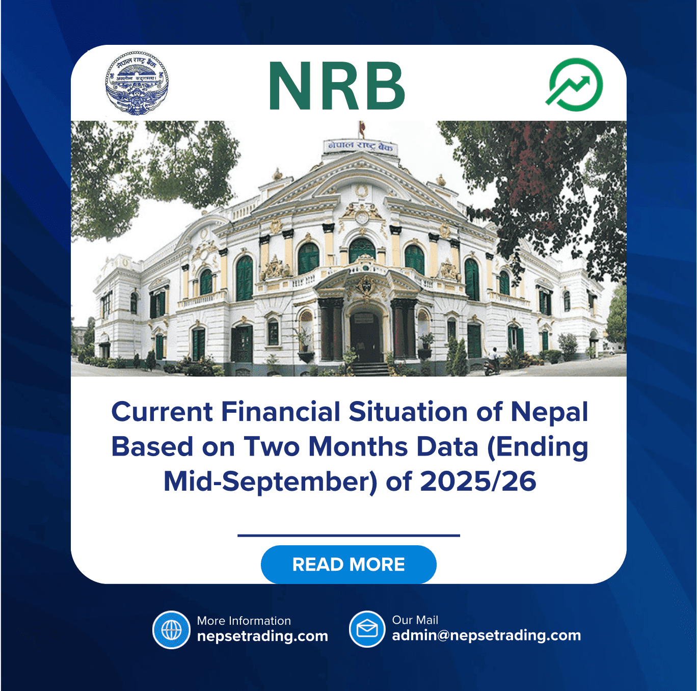 Nepal’s Gross Foreign Assets Reach USD 21.53 Billion – Up 4.8% in Mid-September 2025/26 NRB Report