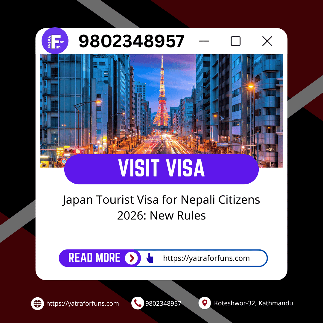 Japan Tourist Visa for Nepali Citizens 2026: New Rules