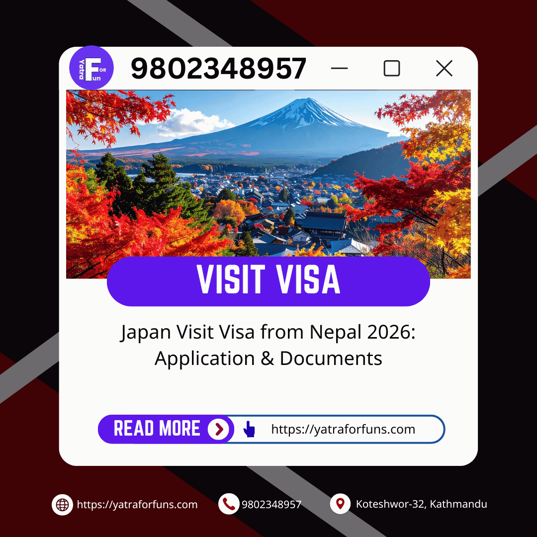 Japan Visit Visa from Nepal 2026: Application & Documents