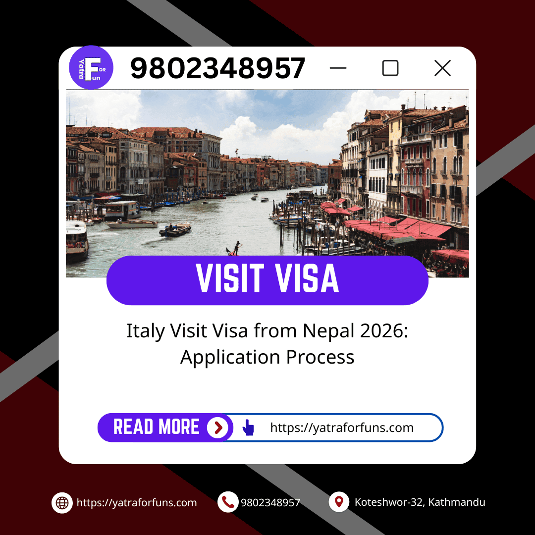 Italy Visit Visa from Nepal 2026: Application Process