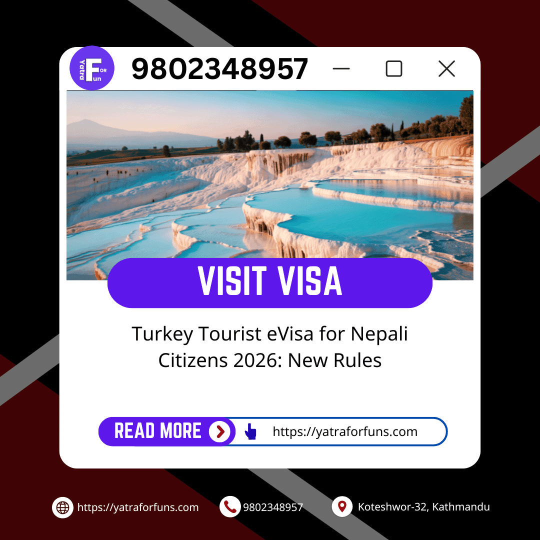 Turkey Tourist eVisa for Nepali Citizens 2026: New Rules