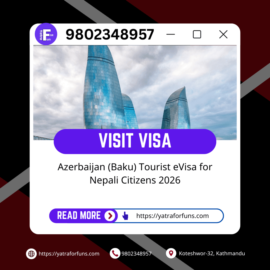 Azerbaijan (Baku) Tourist eVisa for Nepali Citizens 2026
