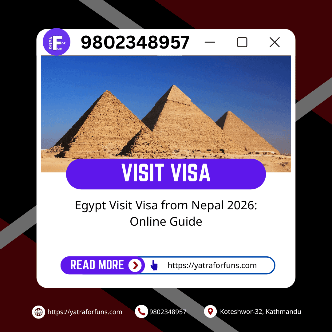 Egypt Visit Visa from Nepal 2026: Online Guide