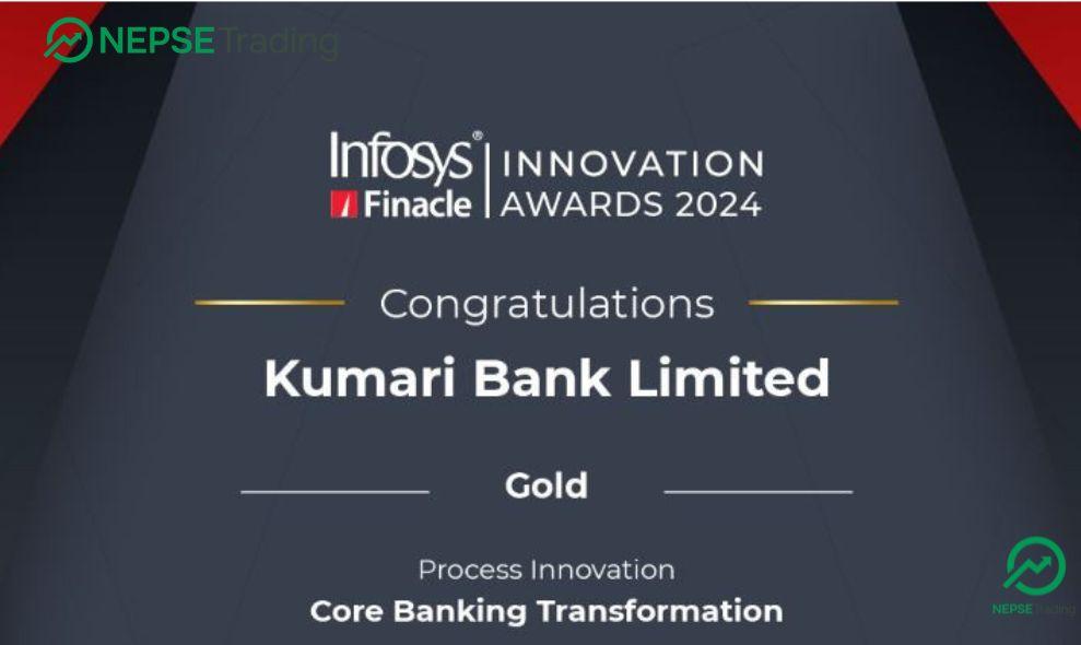 Kumari Bank Honored with Infosys Finacle Innovation Award 2024