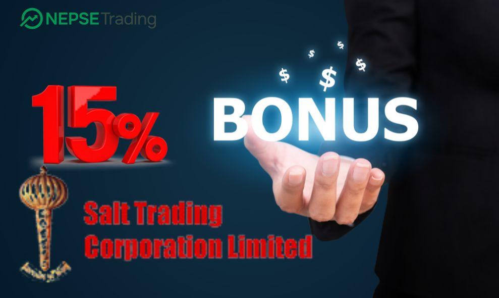 Salt Trading Corporation Deposits 15% Bonus Shares to Shareholders' Accounts  