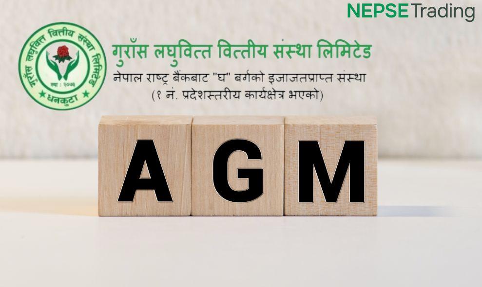 गुराँस लघुवित्त वित्तीय संस्थाको साधारण सभा तथा बुक क्लोज मिति घोषणा