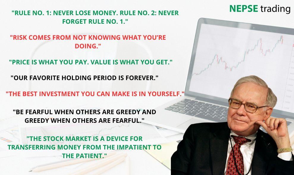 10 famous sayings of Warren Buffett