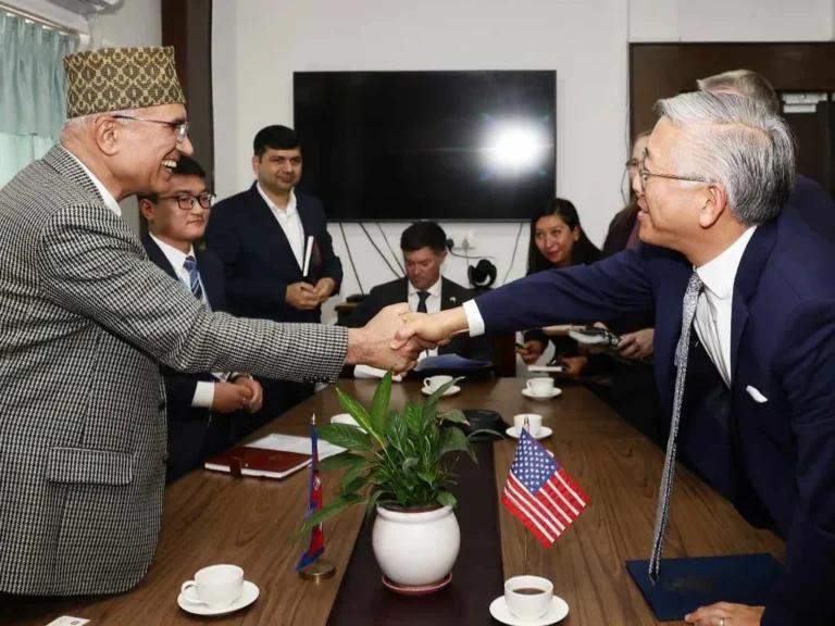 Finance Minister Paudel and U.S. Assistant Secretary Lu Discuss Strengthening Nepal-U.S. Relations