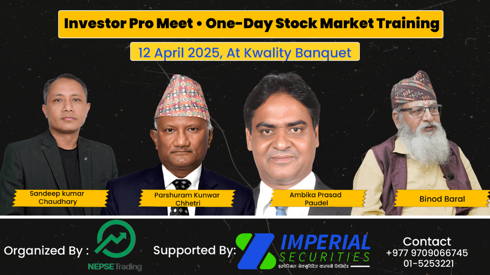 One-Day Stock Market Training and Investor Pro Meet to be Held in Kathmandu
