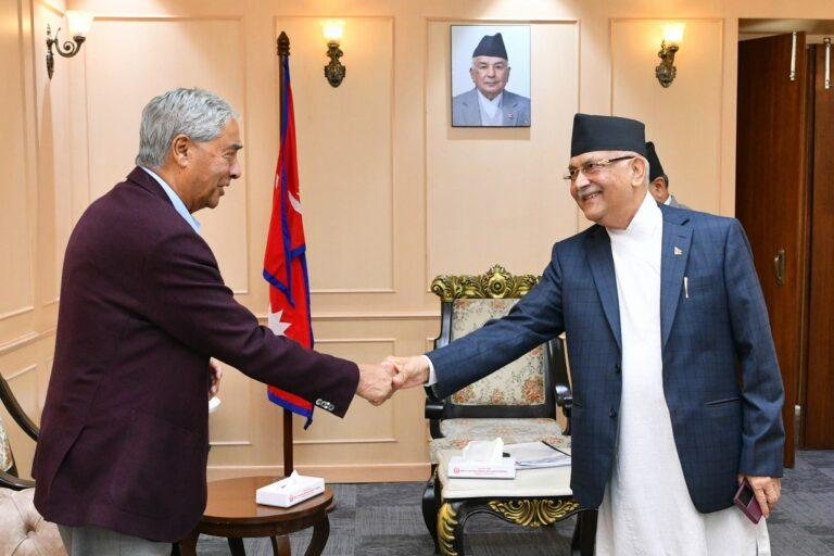 PM Oli and NC President Deuba to Hold Key Meeting on NRB Governor Appointment This Evening