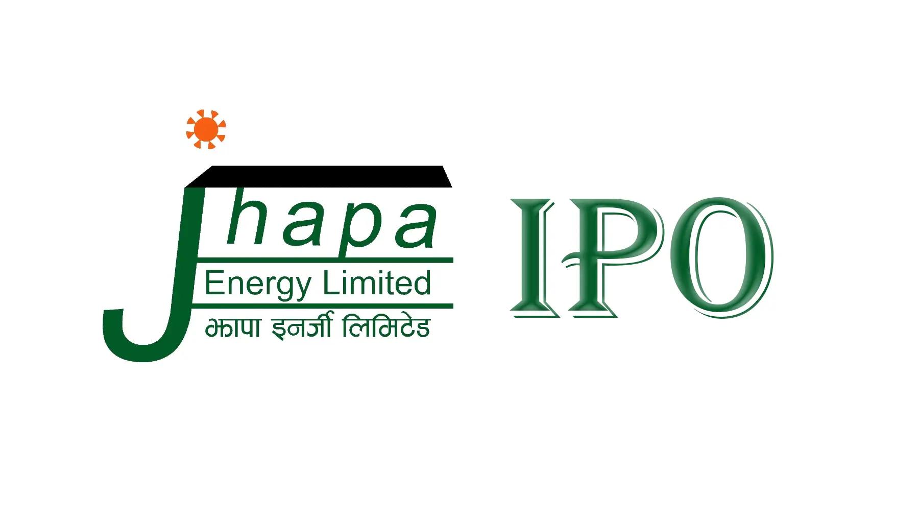 झापा इनर्जीको आयोजना प्रभावित आईपीओमा आवेदन दिने आज अन्तिम दिन
