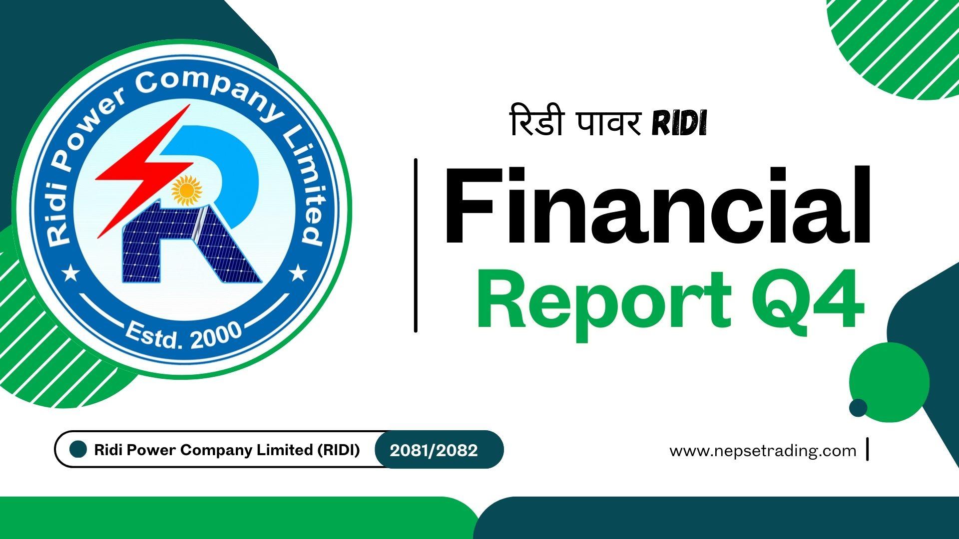 Ridi Power Q4: Rs. 106.8M Profit, 50.9% Revenue Growth