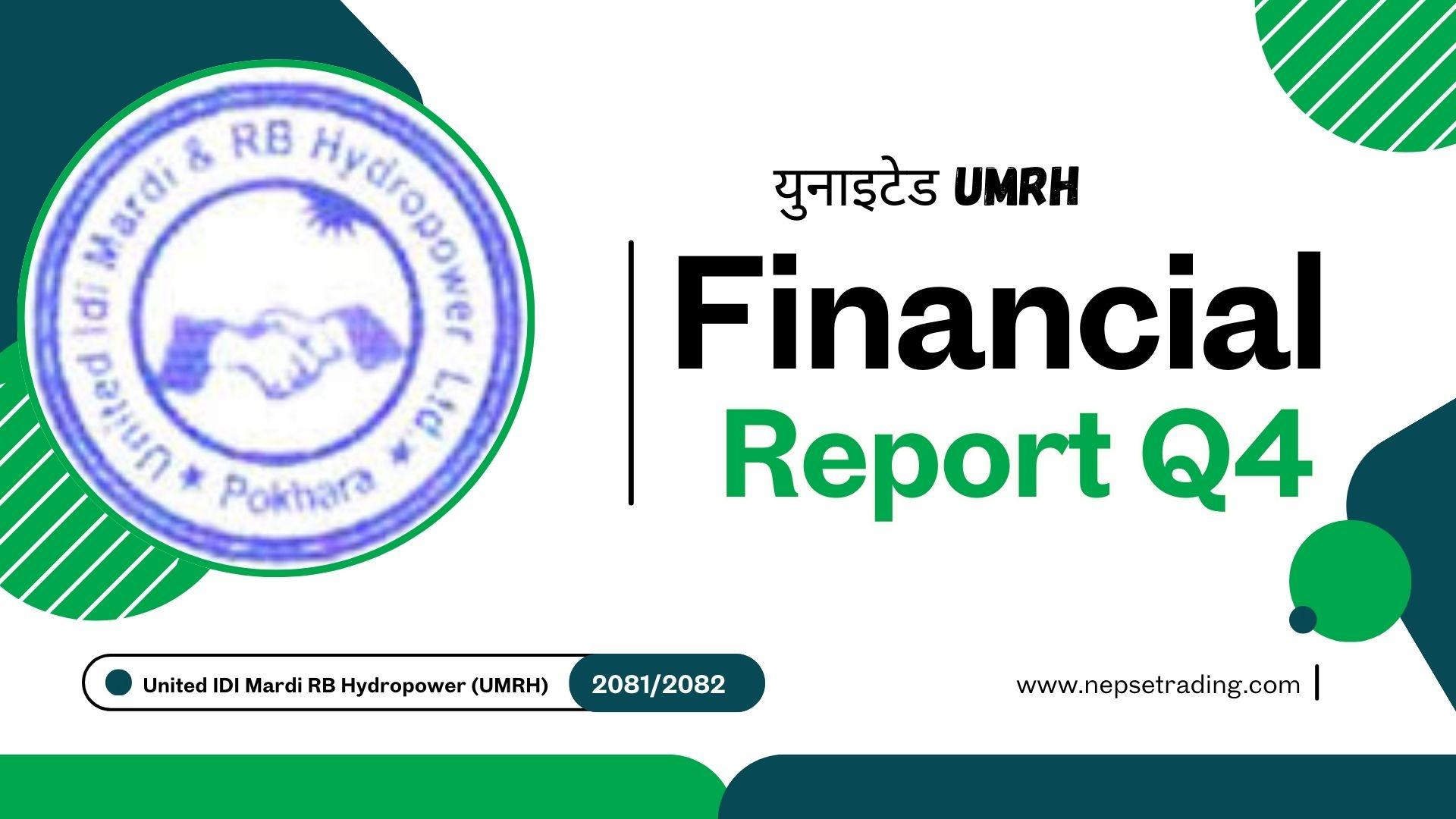 UMRH: Net Profit Falls to Rs. 26M, EPS at 5.70, Dividend Rs. 4.21