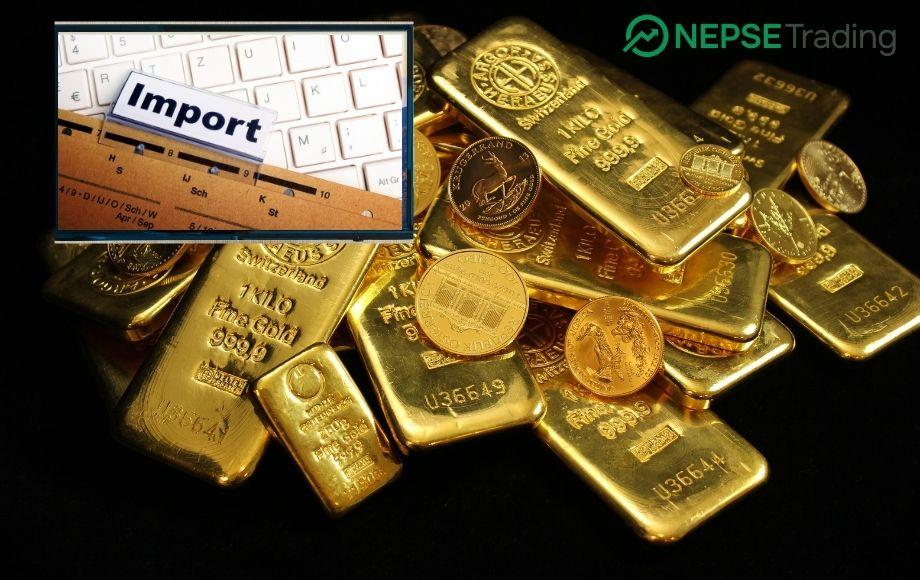 साउनमा सुन आयात अकाशियो, यूएई प्रमुख आपूर्तिकर्ता