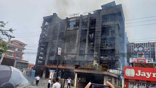 Fire and Looting at Bhatbhateni: 21 Outlets Affected