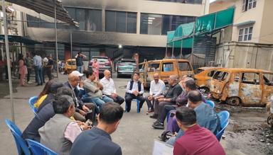 महासंघद्वारा आन्दोलनमा क्षतिग्रस्त संरचनाको निरीक्षण