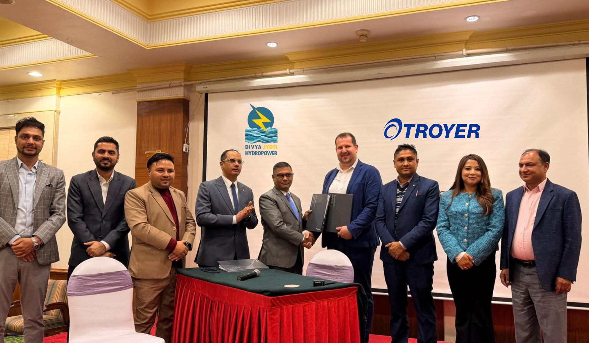 अपि पावर कम्पनीले मर्स्याङ्दी बेसी जलविद्युत आयोजनाका लागि ट्रोयर एजीसँग सम्झौता गर्‍यो