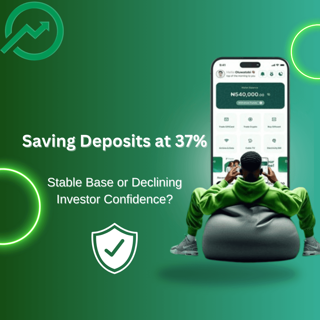Saving Deposits at 37%: Stable Base or Declining Investor Confidence?