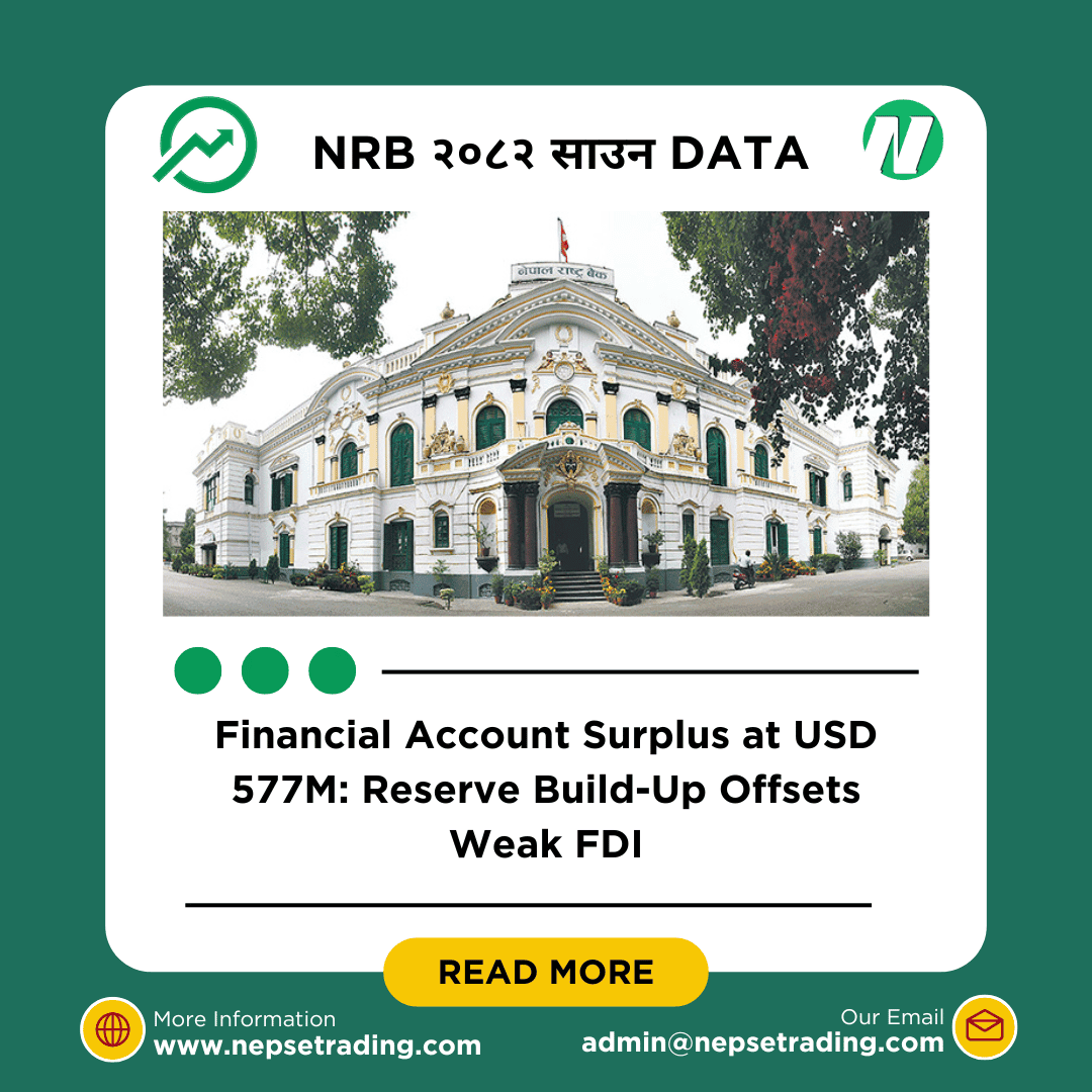 Financial Account Surplus at USD 577M: Reserve Build-Up Offsets Weak FDI