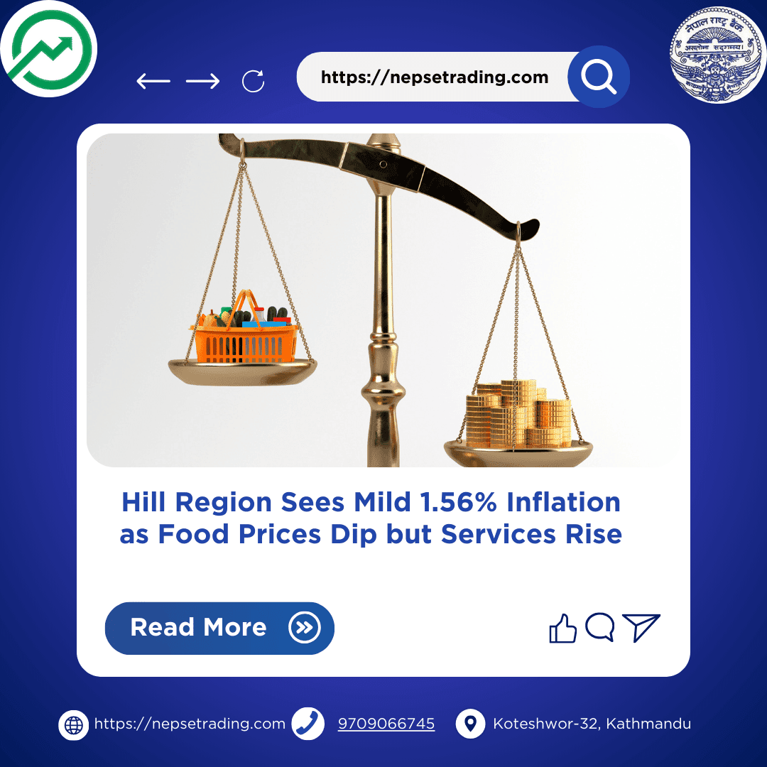 Hill Region Sees Mild 1.56% Inflation as Food Prices Dip but Services Rise