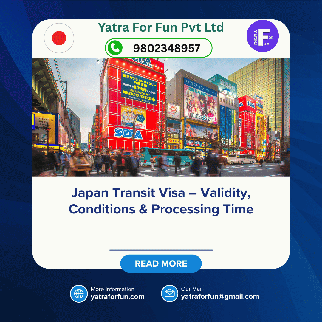 Japan Transit Visa – Validity, Conditions & Processing Time
