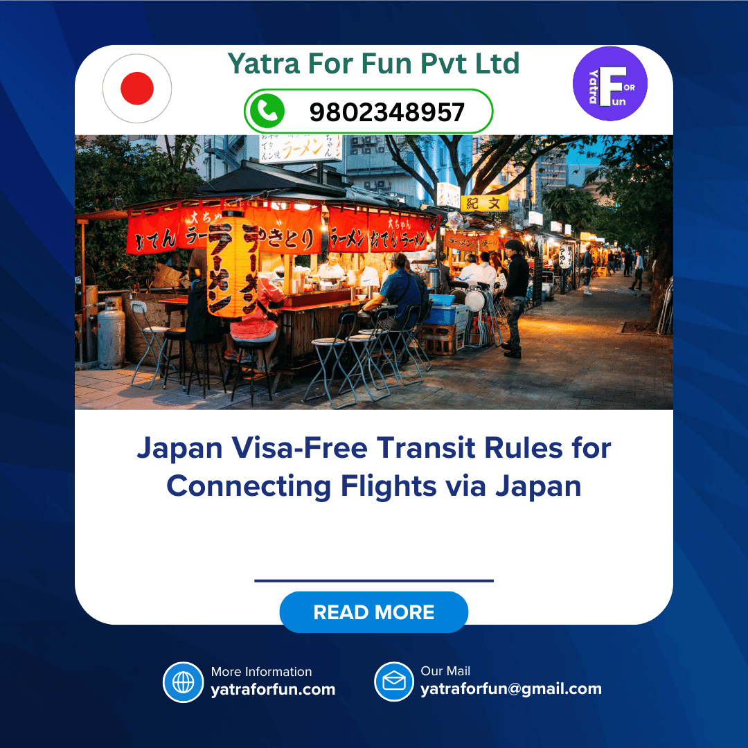 Japan Visa-Free Transit Rules for Connecting Flights via Japan